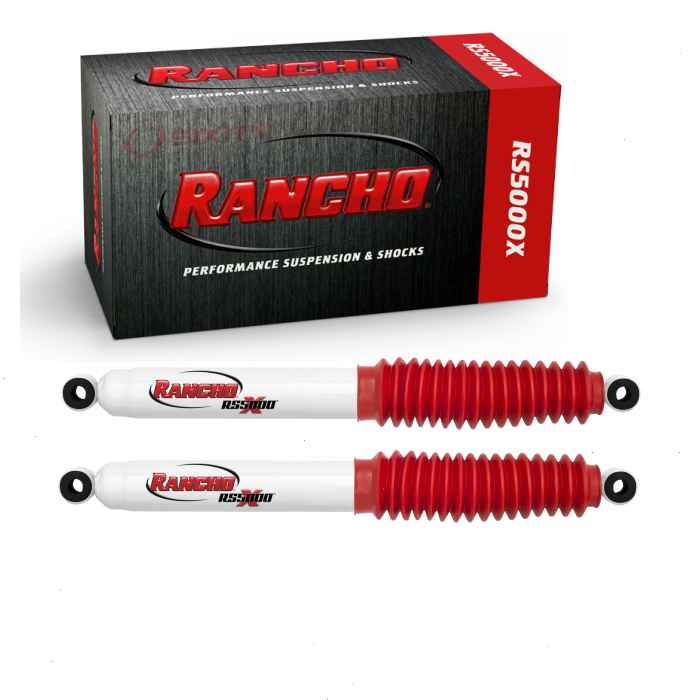 Image of 2 pc Rancho RS5000X Front Inner Shock Absorbers for 1981-1986 Chevrolet K10 Suburban