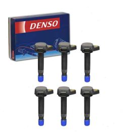 Genuine Denso Ignition Coils – 6-Pack For Honda/Acura 1999-2011 I4/V6 – Remanufactured, Japan