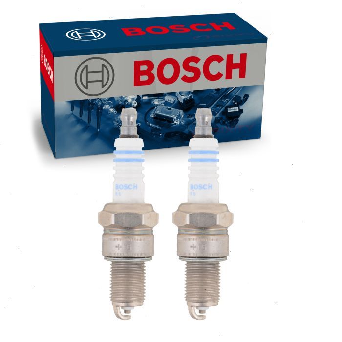 2 pc Bosch Nickel Copper 7911 Spark Plugs for Ignition Wire Secondary