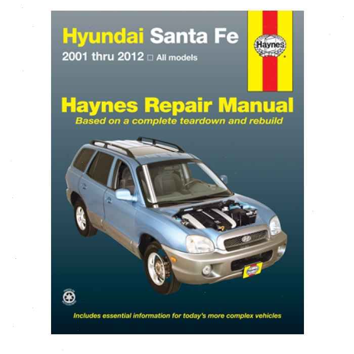 Haynes Workshop Manual Hyundai Santa Fe 2001-2012 Service & Repair 