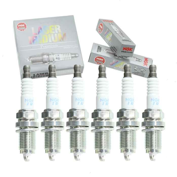 20062008 Honda Ridgeline 3.5L V6 6 pc NGK Laser Iridium Spark Plugs