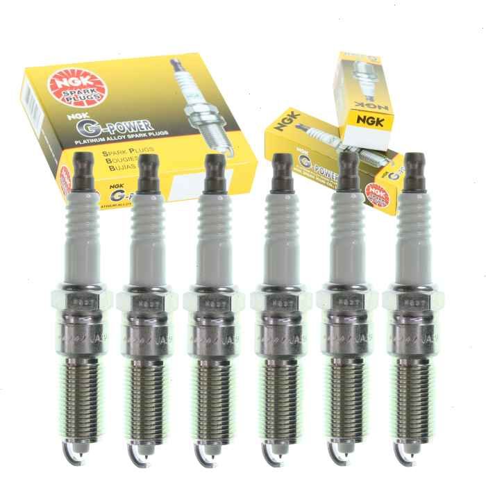 2007-2011 Jeep Wrangler  V6 6 pc NGK G-Power Spark Plugs - Ignition  Wire Secondary