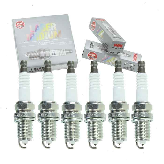 2001-2005 Lexus IS300 3.0L L6 6 pc NGK Laser Iridium Spark Plugs ...