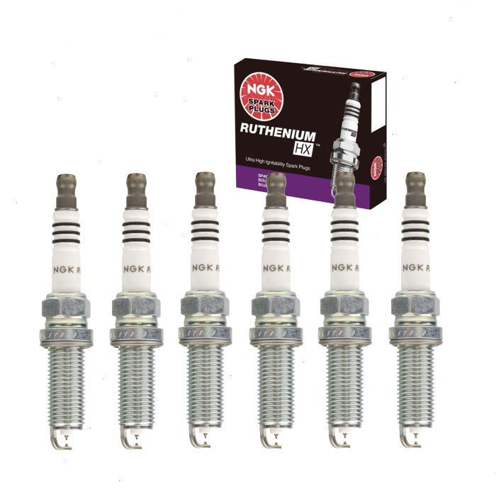 20142018 Infiniti Q50 3.5L V6 6 pc NGK Ruthenium HX Spark Plugs