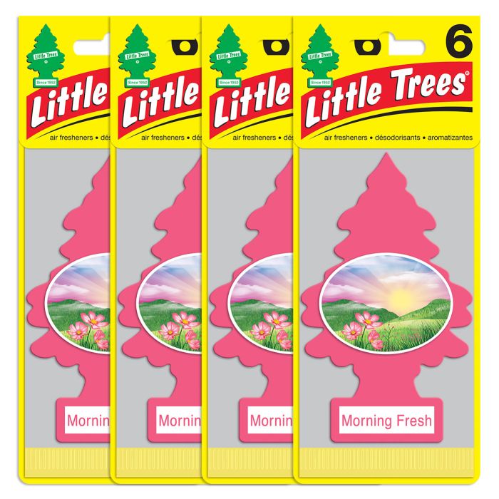 Little Trees Morning Fresh Air Freshener for Car and Home 24 pack
