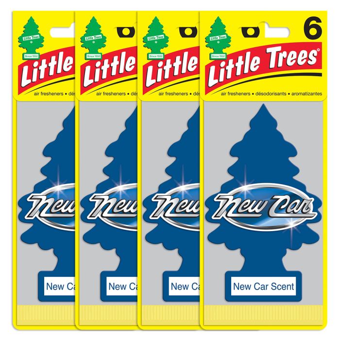 Little Trees New Car Scent Air Freshener for Car and Home - 24 pack