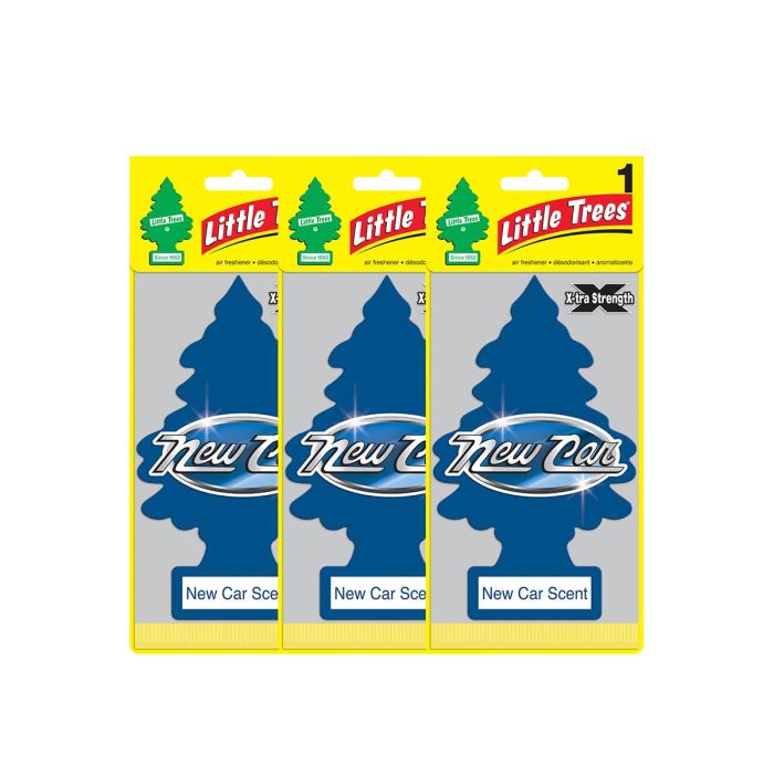 Little Trees Xtra Strength New Car Scent Large Air Freshener - 3 pack