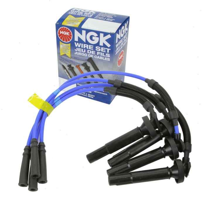 NGK Spark Plug Ignition Wire Set For Subaru Impreza H4; 2.2L 2000-2001
