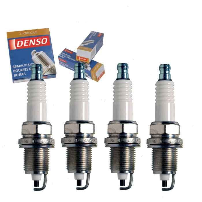 1987-2002 Jeep Wrangler  L4 4 pc DENSO Standard U-Groove Spark Plugs -  Ignition Secondary