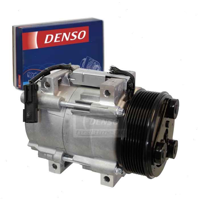 DENSO AC Compressor & Clutch compatible with Dodge Ram 3500 5.9L 6.7L L6 2006-2009 Heating Air Conditioning Vent HVAC 