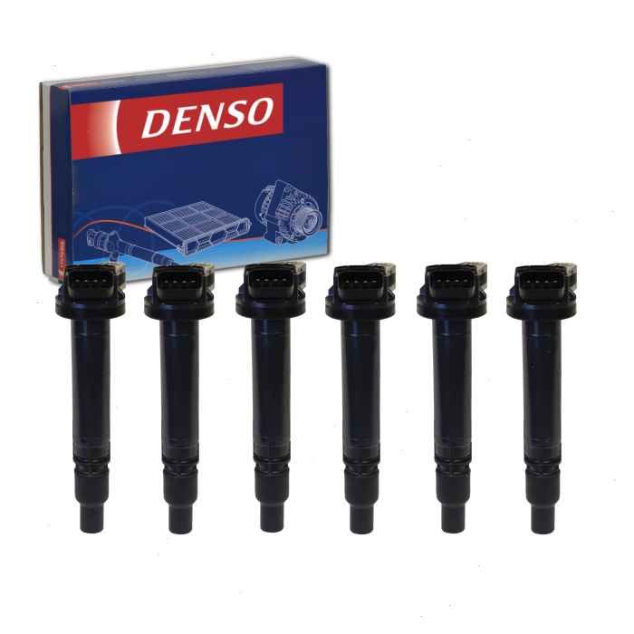 Set Of 6 Bosch Ignition Coils + Spark Plug Connectors – Updated Direct Fit For BMW Mini