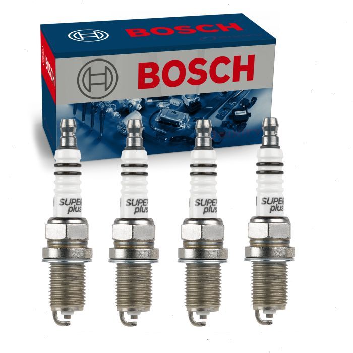 4 pc Bosch Nickel Copper 7927 Spark Plugs for Ignition Wire Secondary