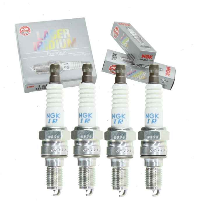 4 pc NGK Laser Iridium 6544 (IMR9D-9H) Spark Plugs for 31911-HW1