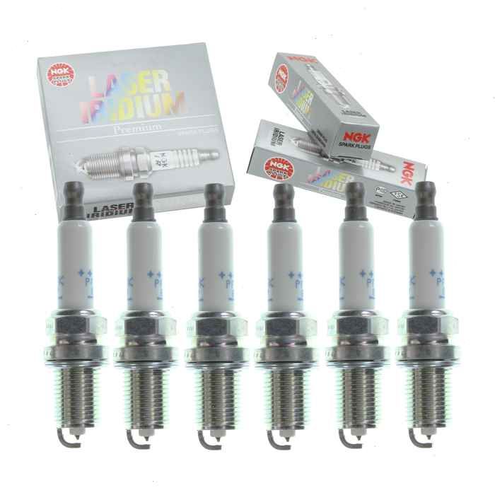 6 pc NGK Laser Iridium 93759 (DILFR5A11) Spark Plugs for 1822A085