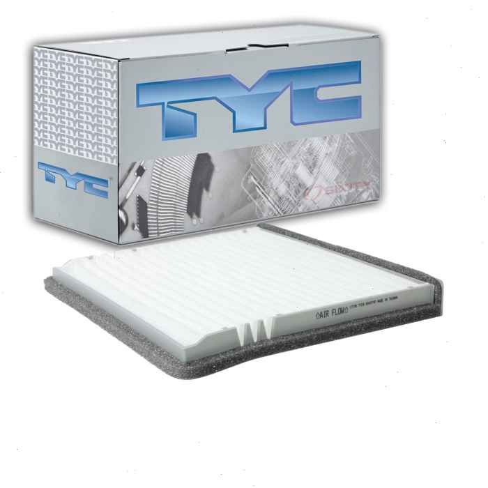 TYC 800074P Cabin Air Filter for 24876 AF1057 AQ1018 C45384 CF1007 CF8631  F65Z 19N619 AB FA-10