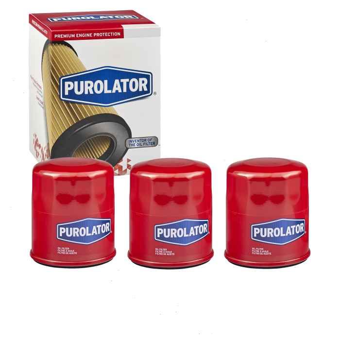 3 pc Purolator L14612 Engine Oil Filters for 168 61064 61358 61365 Oil