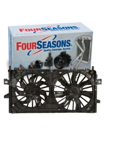 Four Seasons Dual Radiator and Condenser Fan Assembly