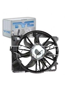 TYC Dual Radiator and Condenser Fan Assembly