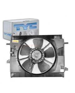 TYC Dual Radiator and Condenser Fan Assembly