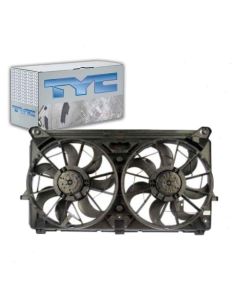 TYC Dual Radiator and Condenser Fan Assembly