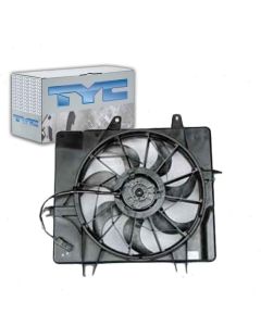 TYC Dual Radiator and Condenser Fan Assembly