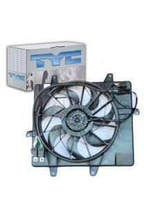 TYC Dual Radiator and Condenser Fan Assembly
