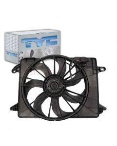 TYC Dual Radiator and Condenser Fan Assembly
