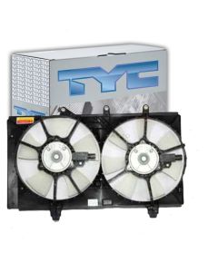 TYC Dual Radiator and Condenser Fan Assembly