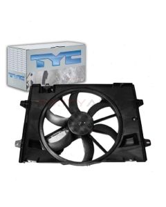 TYC Dual Radiator and Condenser Fan Assembly