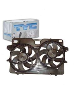 TYC Dual Radiator and Condenser Fan Assembly