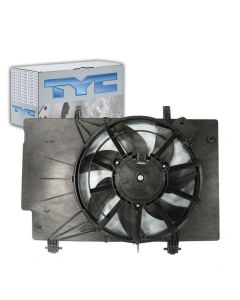 TYC Dual Radiator and Condenser Fan Assembly
