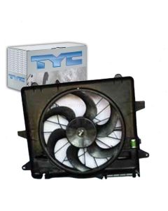 TYC Dual Radiator and Condenser Fan Assembly