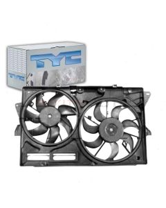 TYC Dual Radiator and Condenser Fan Assembly