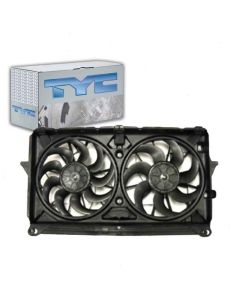TYC Dual Radiator and Condenser Fan Assembly