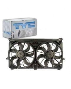 TYC Dual Radiator and Condenser Fan Assembly