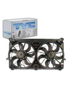 TYC Dual Radiator and Condenser Fan Assembly