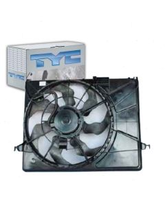 TYC Dual Radiator and Condenser Fan Assembly