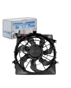 TYC Dual Radiator and Condenser Fan Assembly