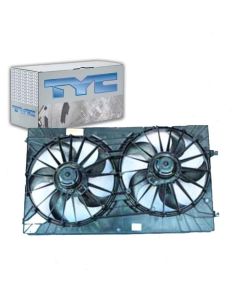 TYC Dual Radiator and Condenser Fan Assembly