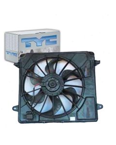 TYC Dual Radiator and Condenser Fan Assembly