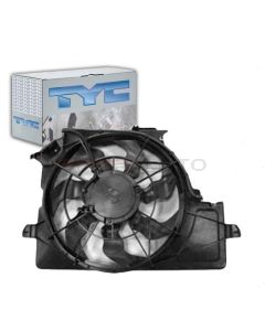 TYC Dual Radiator and Condenser Fan Assembly