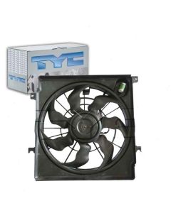 TYC Dual Radiator and Condenser Fan Assembly