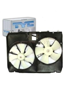 TYC Dual Radiator and Condenser Fan Assembly