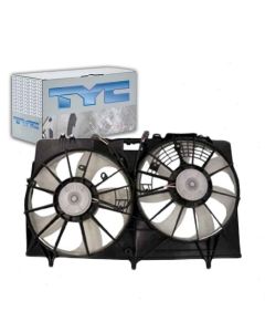 TYC Dual Radiator and Condenser Fan Assembly