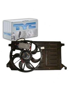 TYC Dual Radiator and Condenser Fan Assembly
