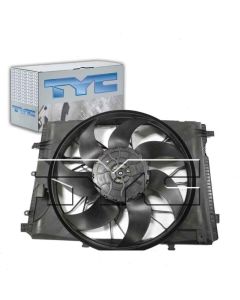 TYC Dual Radiator and Condenser Fan Assembly