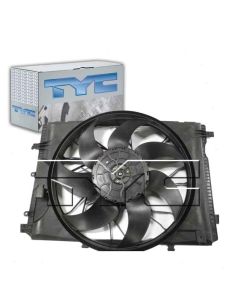TYC Dual Radiator and Condenser Fan Assembly