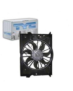 TYC Dual Radiator and Condenser Fan Assembly