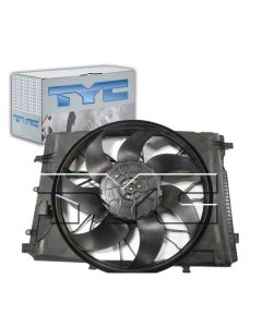 TYC Dual Radiator and Condenser Fan Assembly