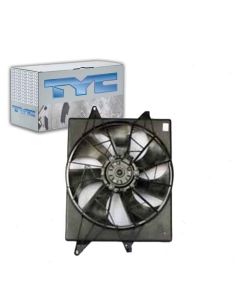 TYC Dual Radiator and Condenser Fan Assembly